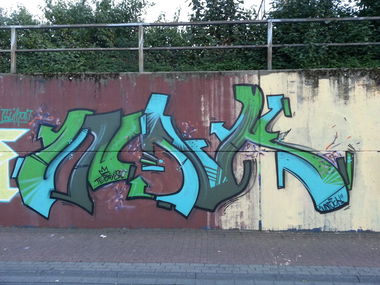 Graffiti Wall in Ahlen - Photo by unfug - unfuk (2013)