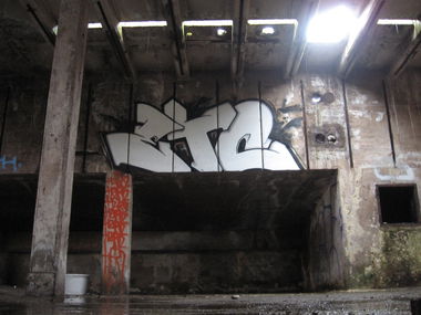 Graffiti Bombing - Photo by unitedartist - etchaos, weis, &