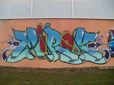 Graffiti Wall - Photo by unknown - mirok, mfg, god (2013)