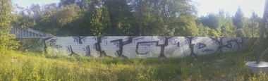 Graffiti Bombing - Photo by unknown - mfg, god´s (2013)