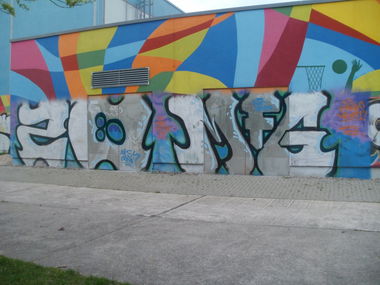 Graffiti Bombing - Photo by unknown - 20, nks, mfg (2012)