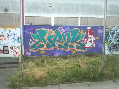 Graffiti Wall - Photo by unknown - mirok, mfg, god (2014)