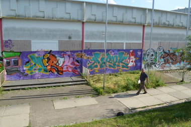 Graffiti Wall - Photo by unknown - mirok, mirok, double (2014)