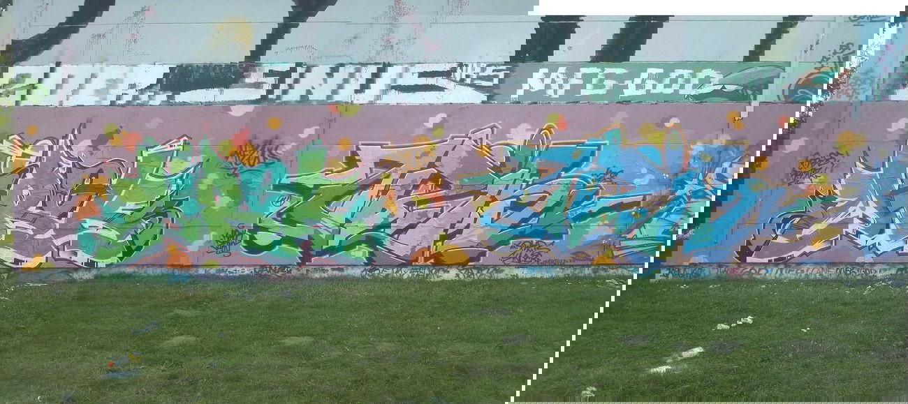 Graffiti Wall - Photo by unknown - mirok, obis, mfg (2014)