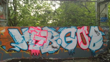 Graffiti Wall - Photo by unknown - hgb, mfg, god (2011)