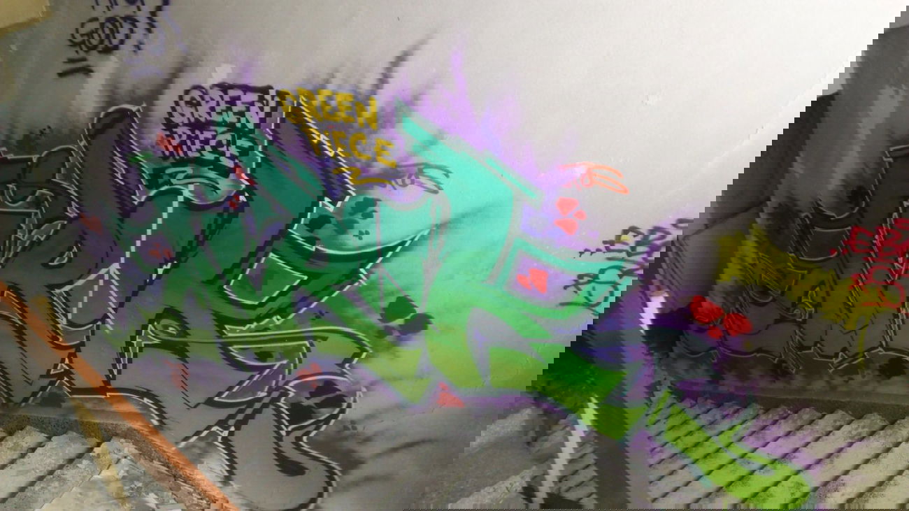 Graffiti Wall - Photo by unknown - mirok, god, mfg (2014)