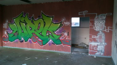 Graffiti Wall - Photo by unknown - mirok, god, mfg (2014)