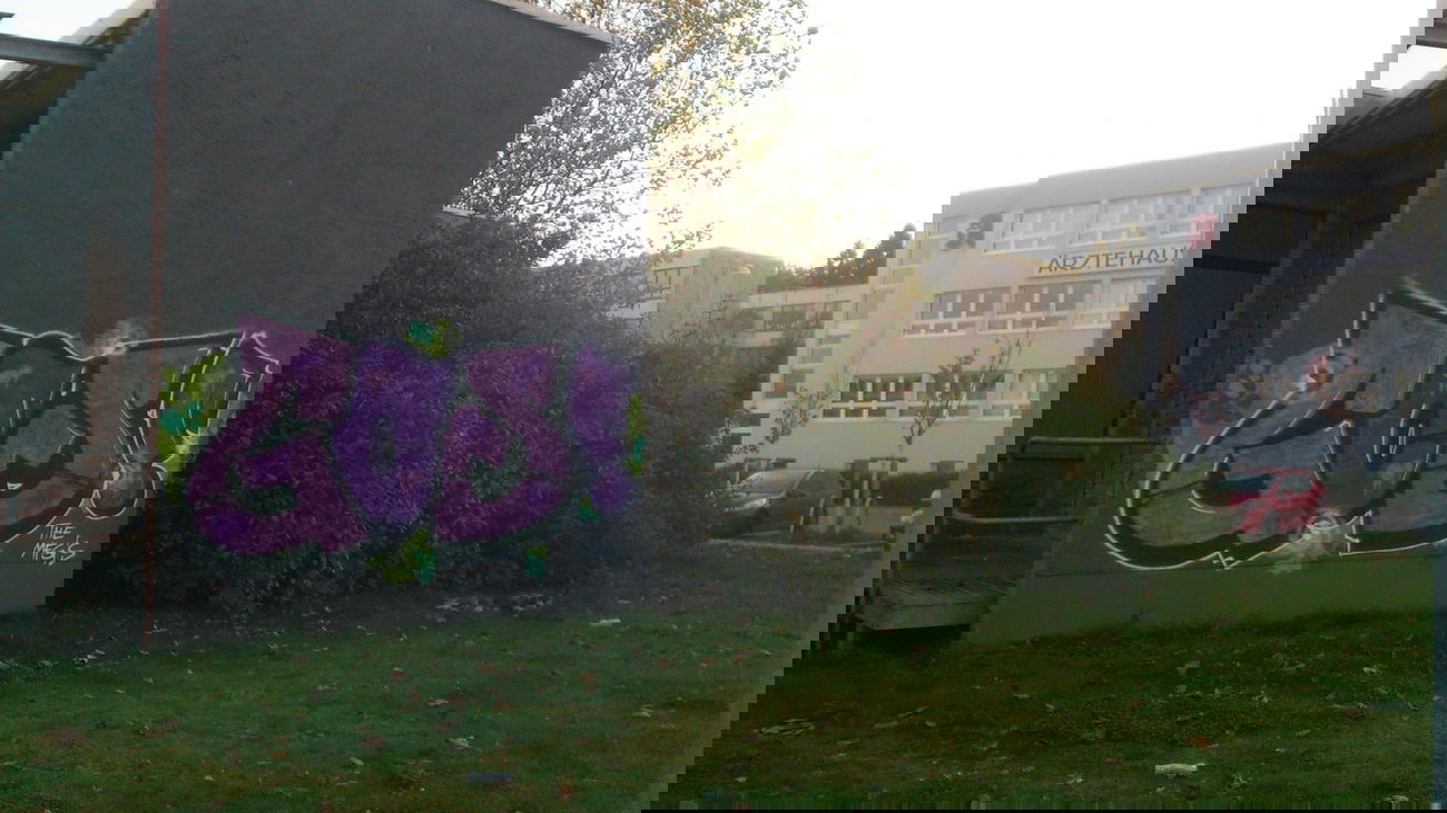 Graffiti Bombing - Photo by unknown - god, mfg (2014)