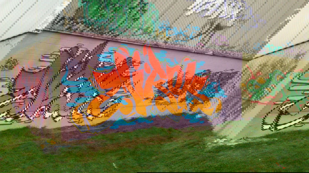 Graffiti Wall - Photo by unknown - mirok, god, mfg (2014)