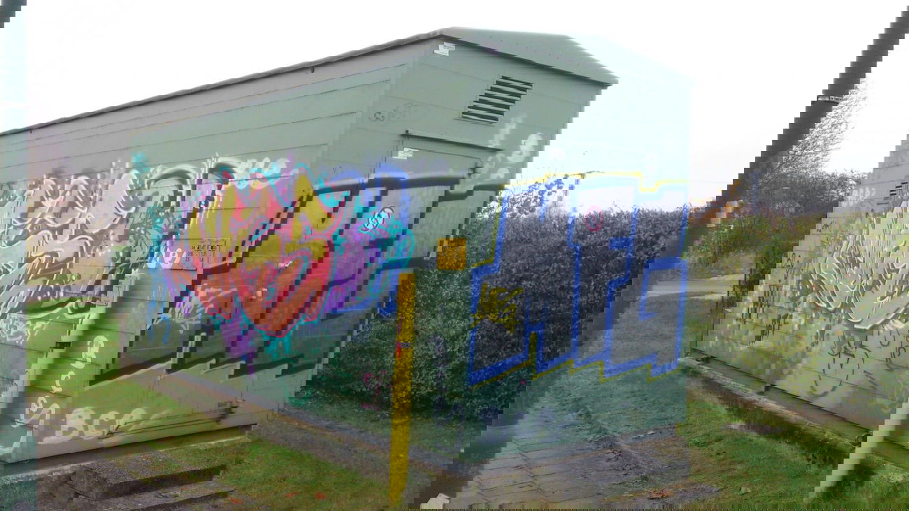 Graffiti Wall - Photo by unknown - mfg, god (2014)