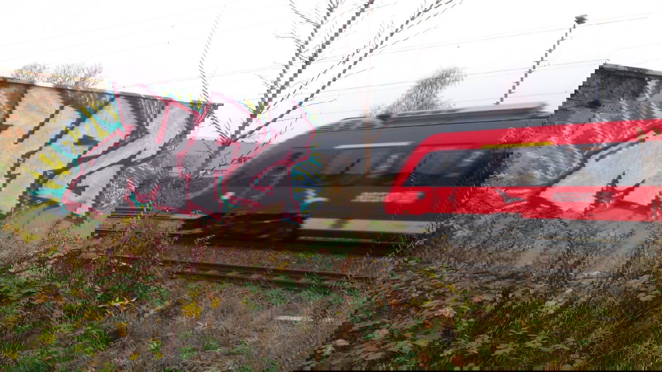 Graffiti Bombing - Photo by unknown - mfg, god (2014)