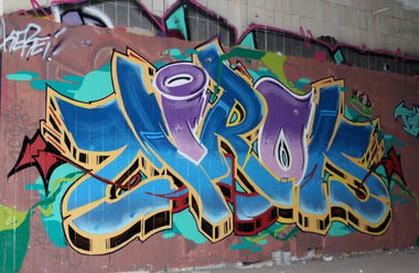 Graffiti Wall - Photo by unknown