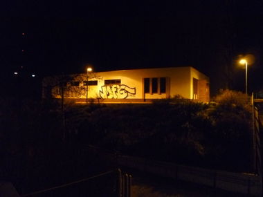 Graffiti Bombing - Photo by unknown - mfg, god (2014)