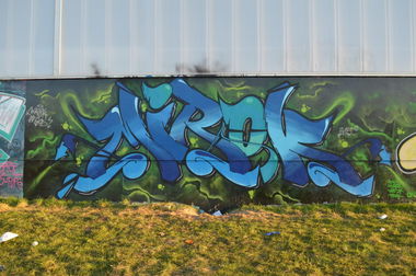 Graffiti Wall - Photo by unknown - mirok, mfg, god (2015)