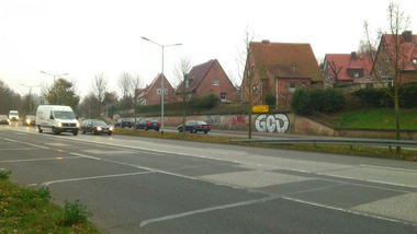 Graffiti Bombing - Photo by unknown - god, mfg (2014)