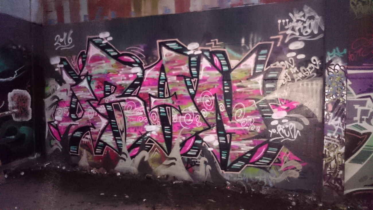 Graffiti Wall - Photo by uran - uran, vza, oldenburg (2016)