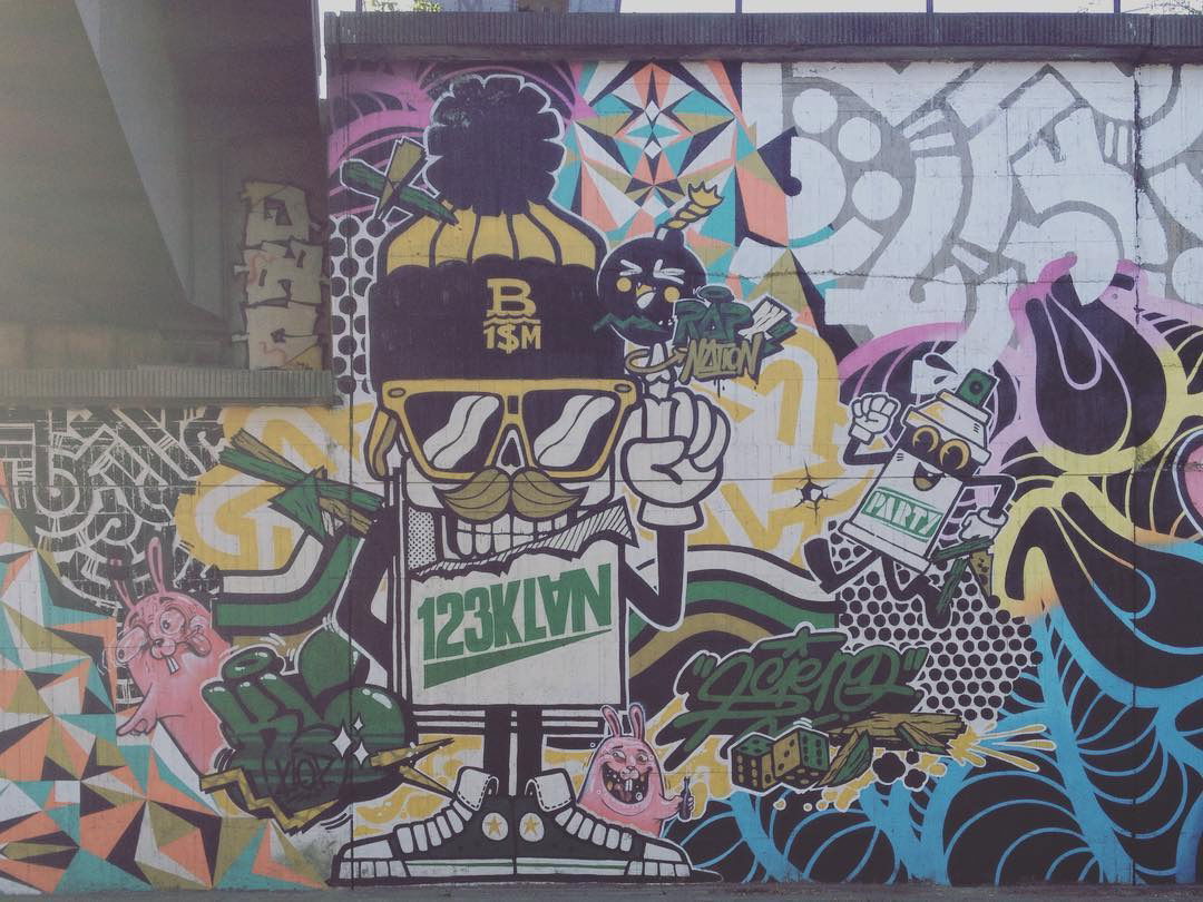 Graffiti Wall - Photo by urbanberlin