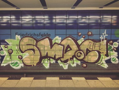 Graffiti Wall - Photo by urbanberlin