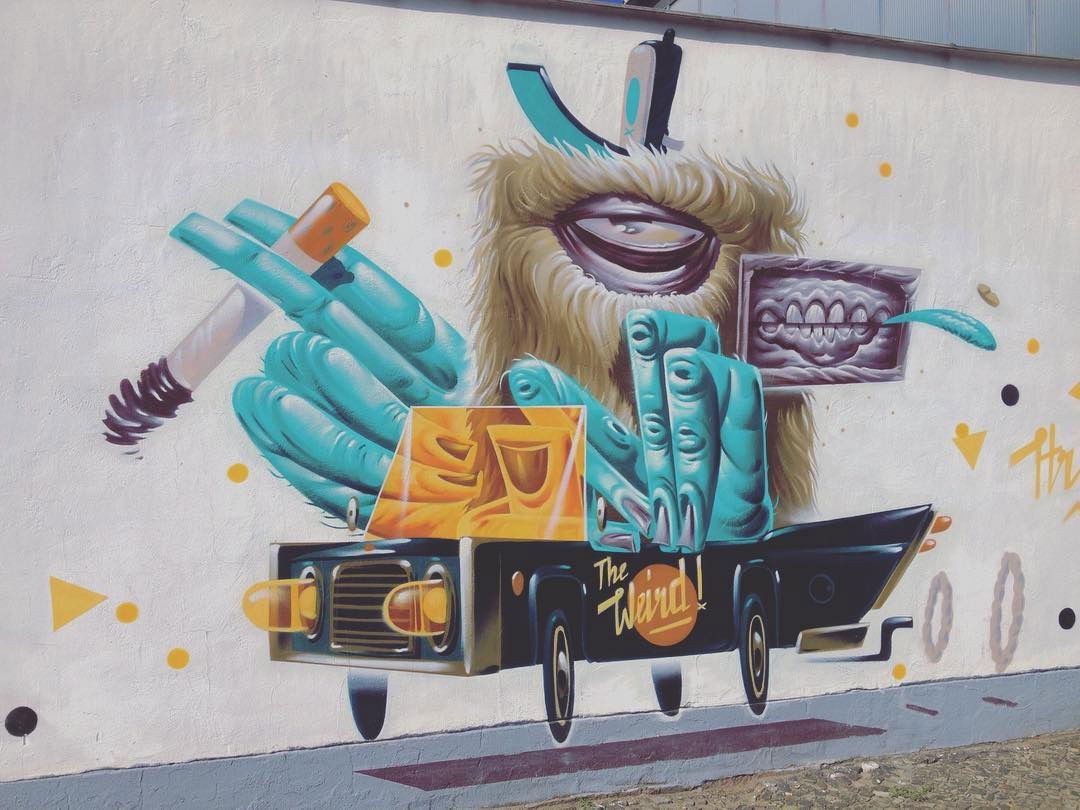 Graffiti Wall - Photo by urbanberlin - The, Weird