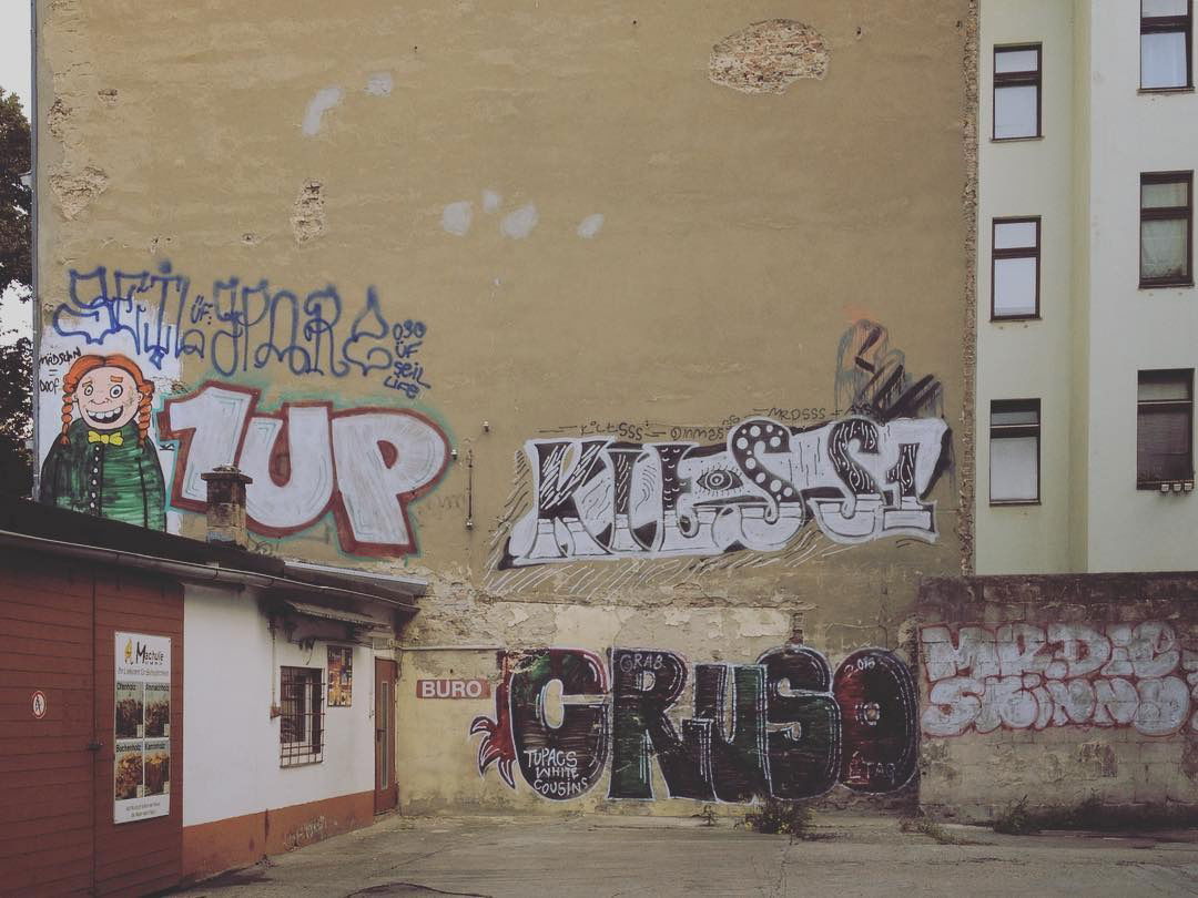 Graffiti Wall - Photo by urbanberlin