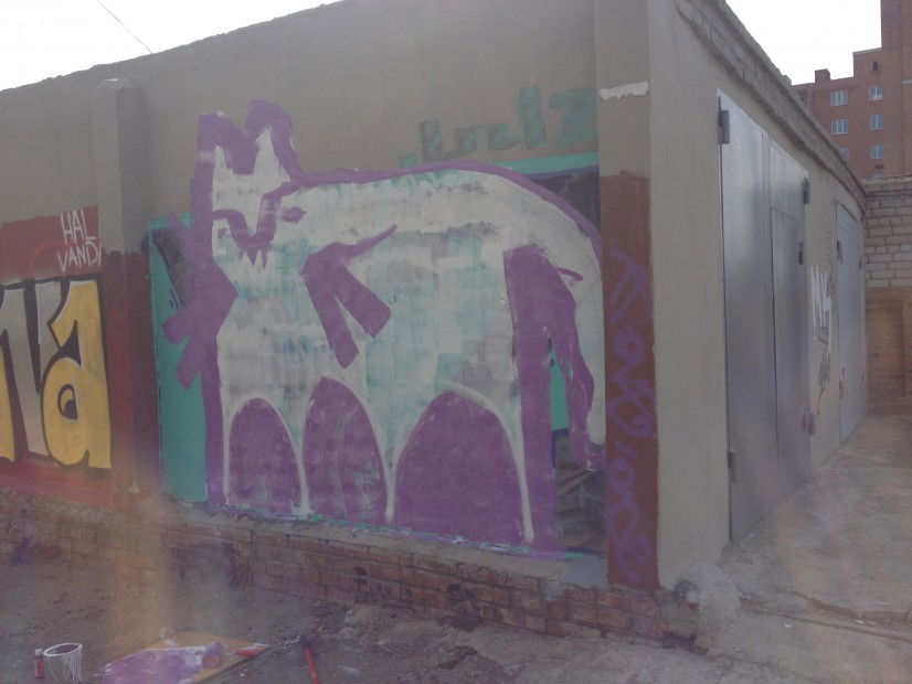 Graffiti Street Art in Omsk - Photo by user55 - USER (2013)