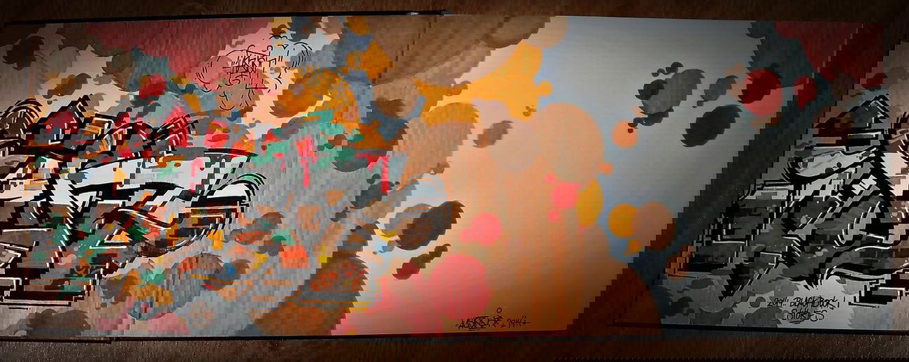 Graffiti Sketch - Photo by uzytkownik - ASTON (2014)