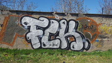 Graffiti Bombing - Photo by uzytkownik - Fck (2017)