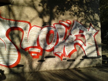 Graffiti Bombing - Photo by vAl