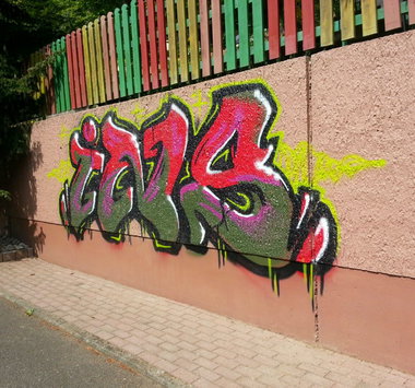 Graffiti Bombing - Photo by vaGina - INS