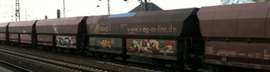 Graffiti Train - Photo by vandalismuss - does, übel, güter