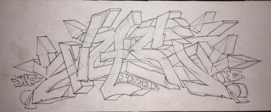 Graffiti Sketch - Photo by vast1bkk - bangkok, thailand, bkkgraff (2013)