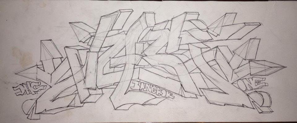 Graffiti Sketch - Photo by vast1bkk - bangkok, thailand, bkkgraff (2013)