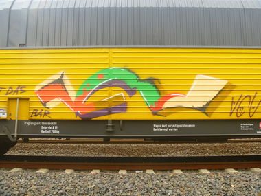 Graffiti Train in Bremen - Photo by viciousLove - vcu (2015)