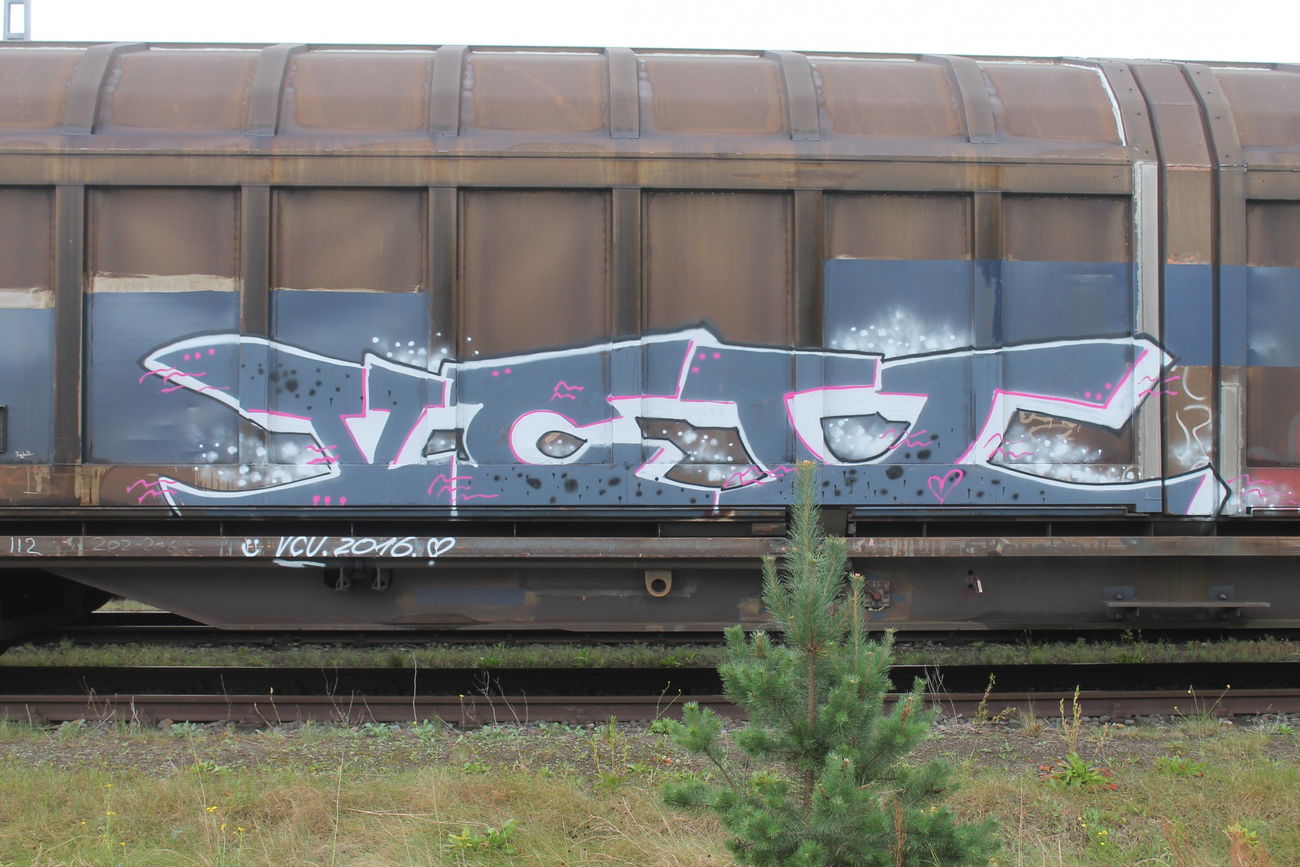 Graffiti Train in Bremen - Photo by viciousLove - vcu (2016)