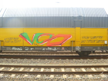 Graffiti Train in Bremen - Photo by viciousLove - vcu (2015)