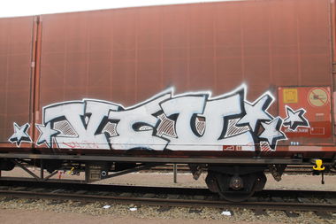 Graffiti Train in Bremen - Photo by viciousLove - vcu (2016)