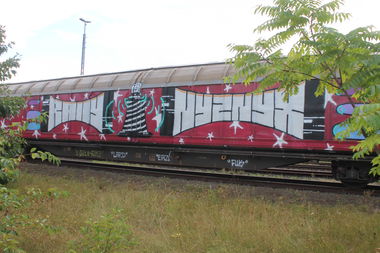 Graffiti Train in Bremen - Photo by viciousLove - lapd, rally, fuk (2016)