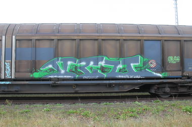 Graffiti Train in Bremen - Photo by viciousLove - vcu (2016)