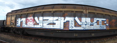 Graffiti Train in Bremen - Photo by viciousLove - vcu, nyznyx, eaz (2016)
