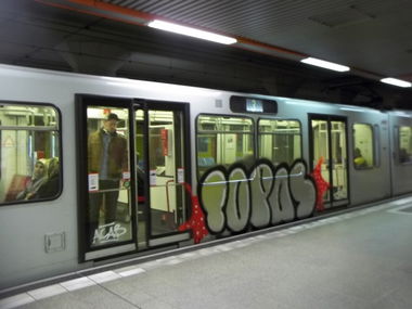 Graffiti Train - Photo by vis_absoluta1312 - TOPAS