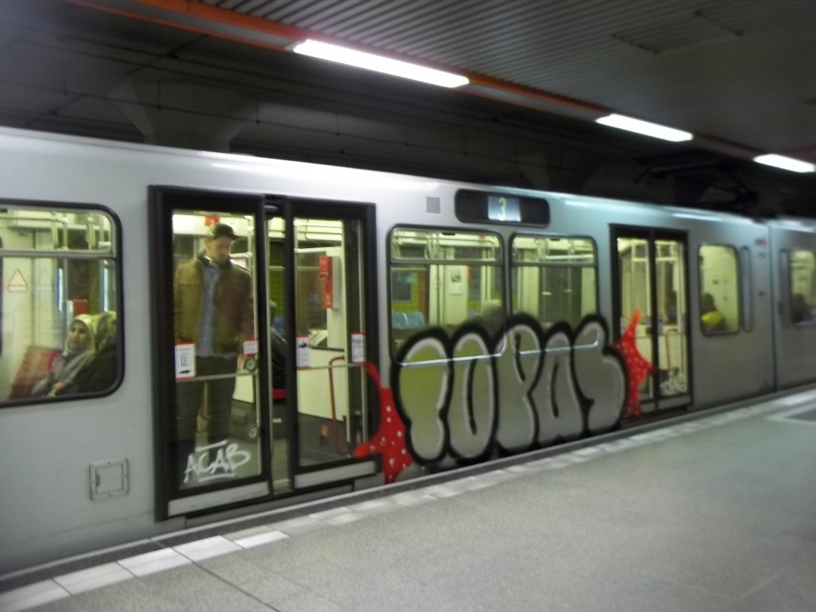 Graffiti Train - Photo by vis_absoluta1312 - TOPAS