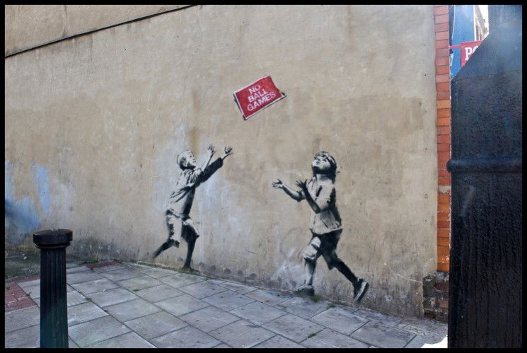Graffiti Street Art in London - Photo by vokal - Banksy