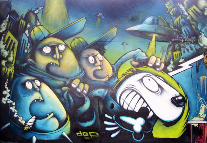 Graffiti Wall in London - Photo by vokal - Dep