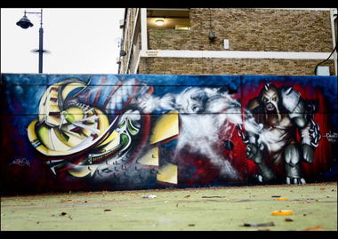 Graffiti Wall in London - Photo by vokal - Eska