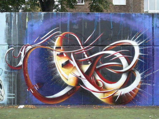 Graffiti Wall in London - Photo by vokal - Eska
