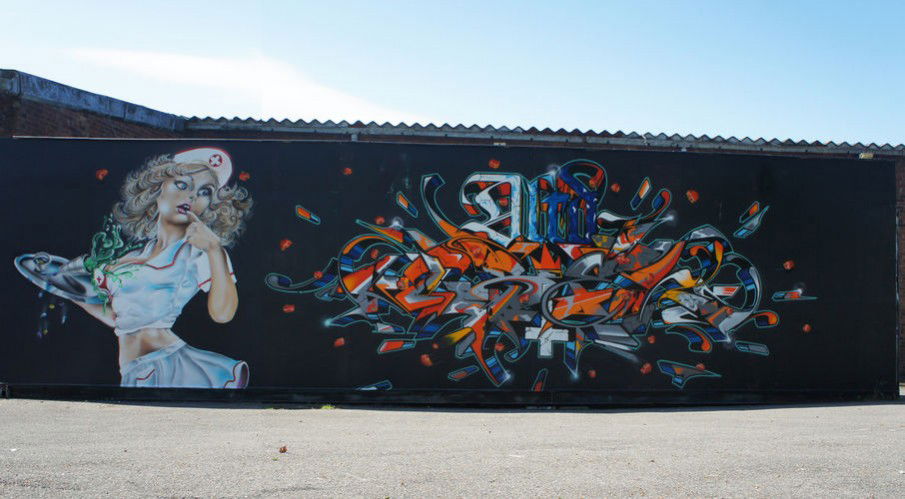 Graffiti Wall in London - Photo by vokal - Neyec, Iser