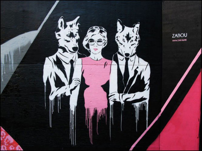 Graffiti Street Art in London - Photo by vokal - Zabou