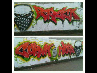 Graffiti Wall in Indonesia - Photo by w30