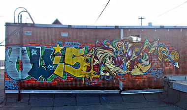 Graffiti Wall - Photo by waksy - waks, owis (2013)