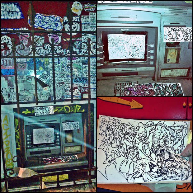 Graffiti Sketch - Photo by waksy - waks, dnk, fym (2013)